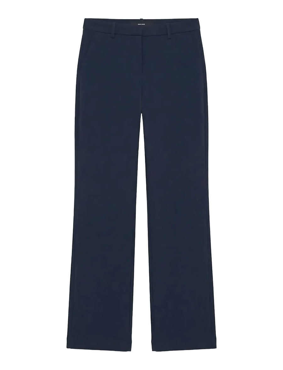Vero Moda - VMZAMIRA MW SLIM STRAIGHT PANT NOOS - bukser med lige ben - navy blazer - 1