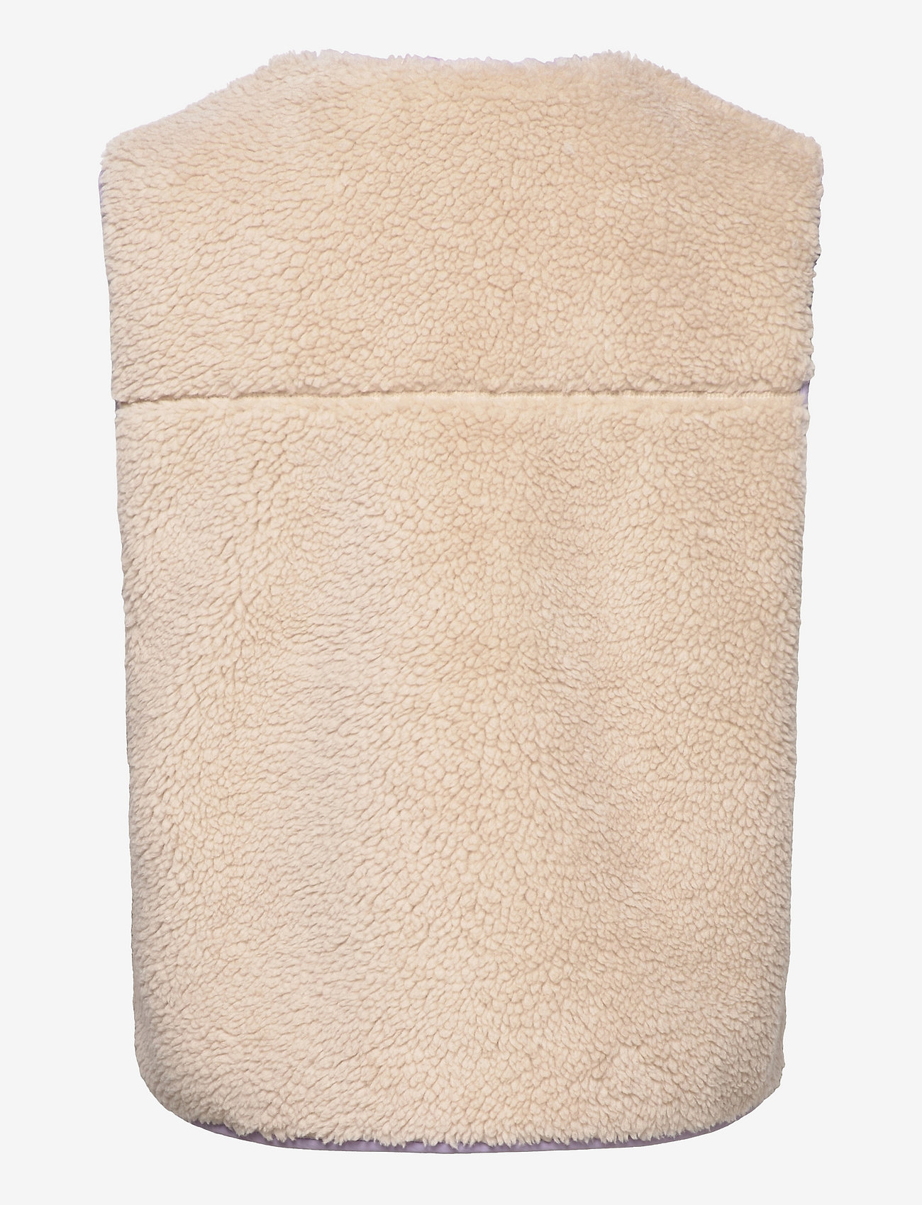 Vero Moda - VMCILLE SHORT TEDDY WAISTCOAT BOOS - oatmeal - 1