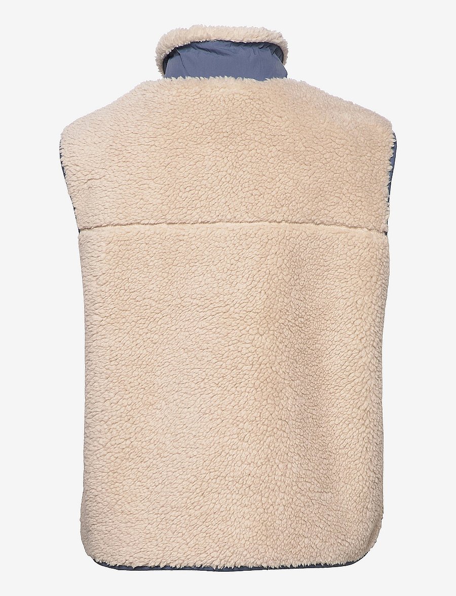 Vero Moda - VMCILLE SHORT TEDDY WAISTCOAT BOOS - oatmeal - 1