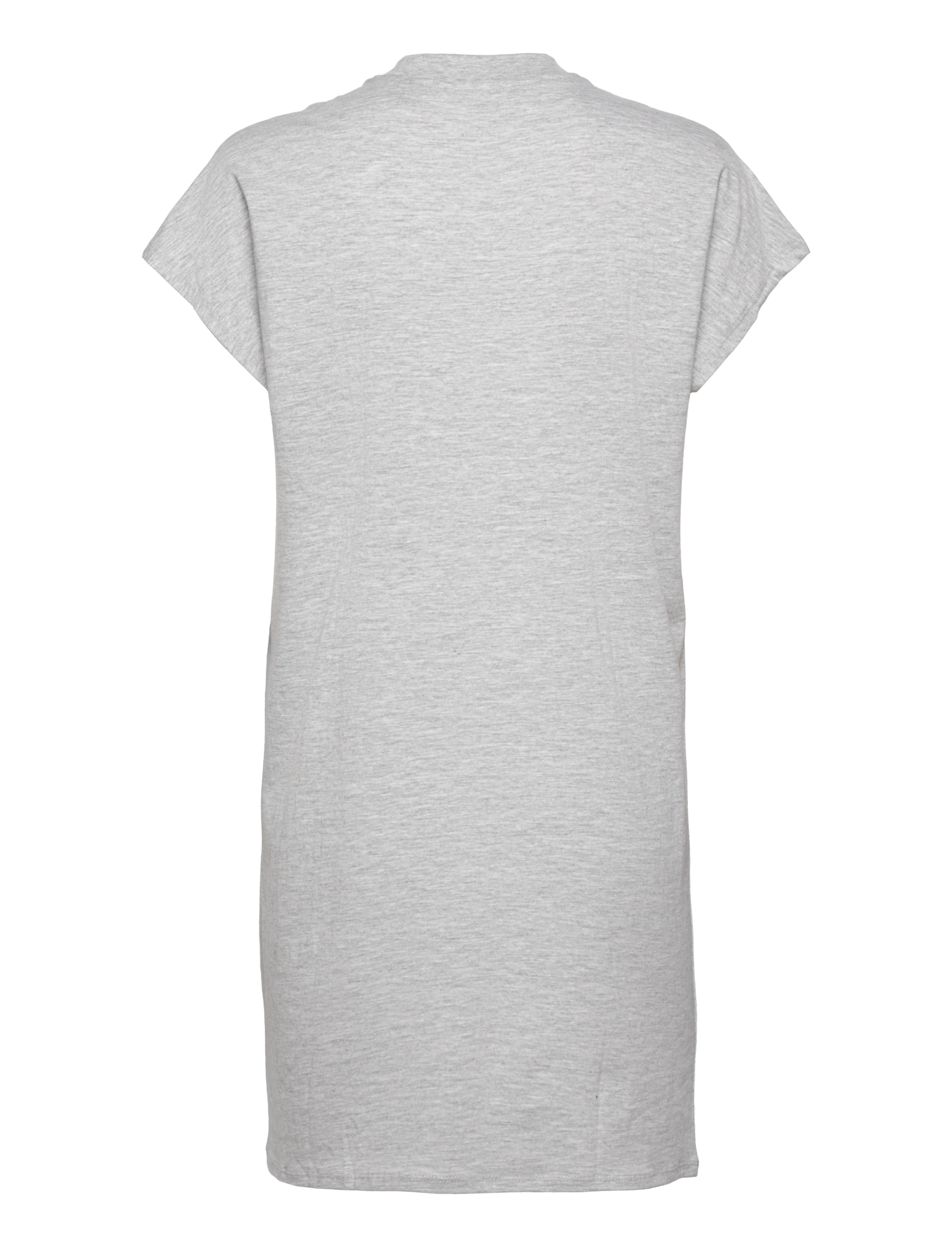 Vero Moda - VMGLENN SS TURTLE SHORT DRESS GA - light grey melange - 1
