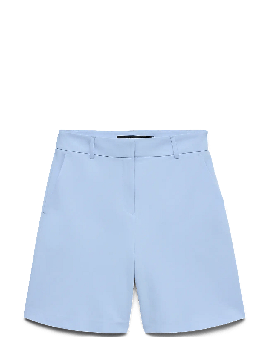 Vero Moda - VMZELDA HW LOOSE SHORTS BOO - freizeitshorts - brunnera blue - 0