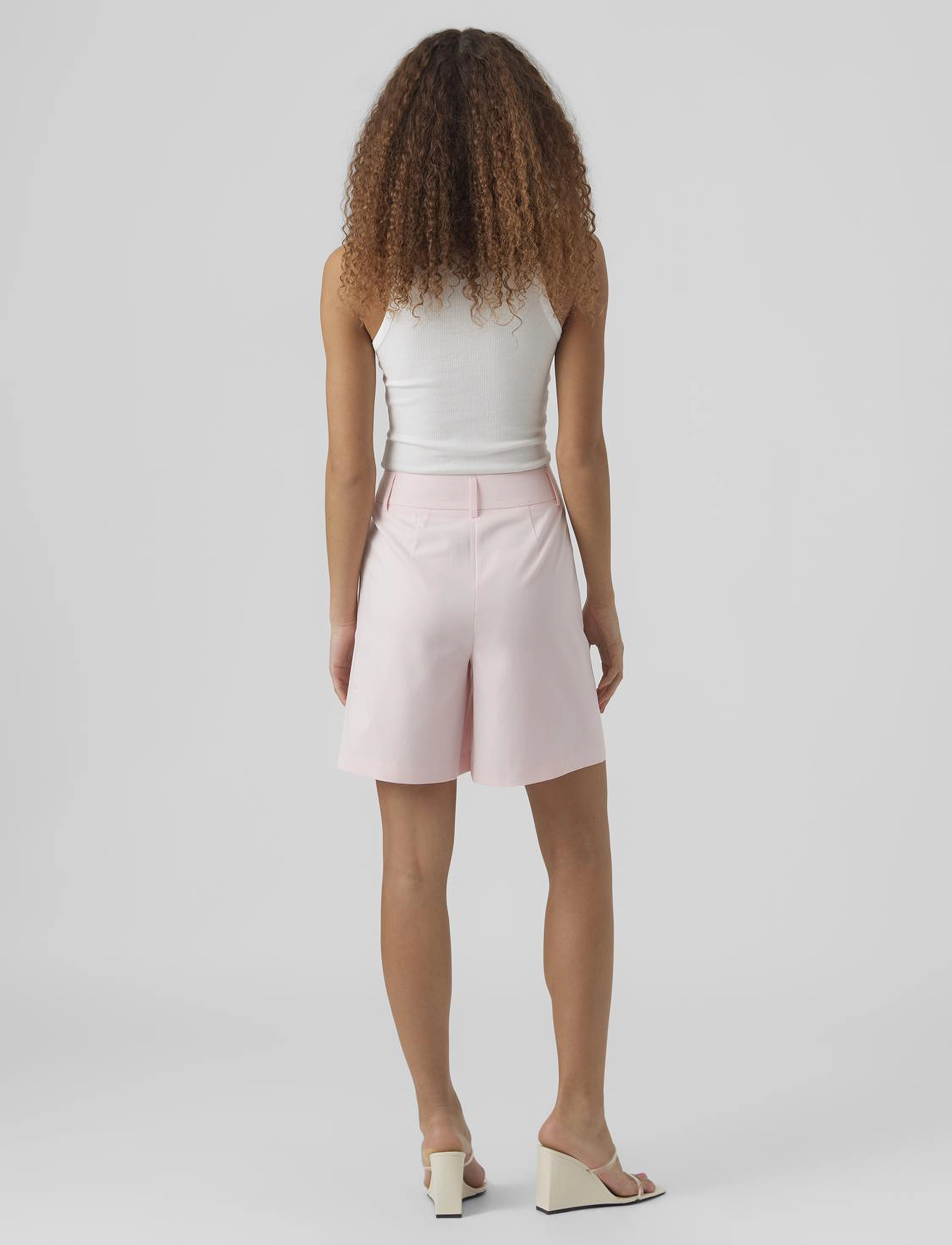 Vero Moda - VMZELDA HW LOOSE SHORTS BOO - laveste priser - parfait pink - 2
