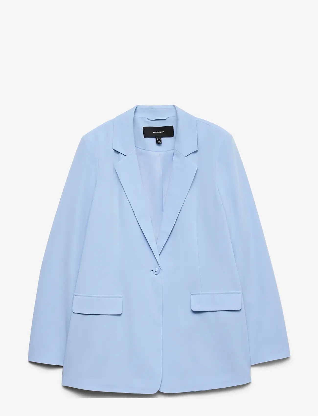 Vero Moda - VMZELDA LS LOOSE BLAZER BOO - enkelknäppta kavajer - brunnera blue - 1