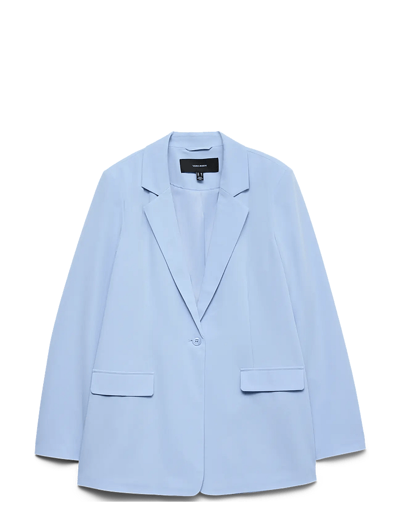 Vero Moda - VMZELDA LS LOOSE BLAZER BOO - enkelknäppta kavajer - brunnera blue - 1