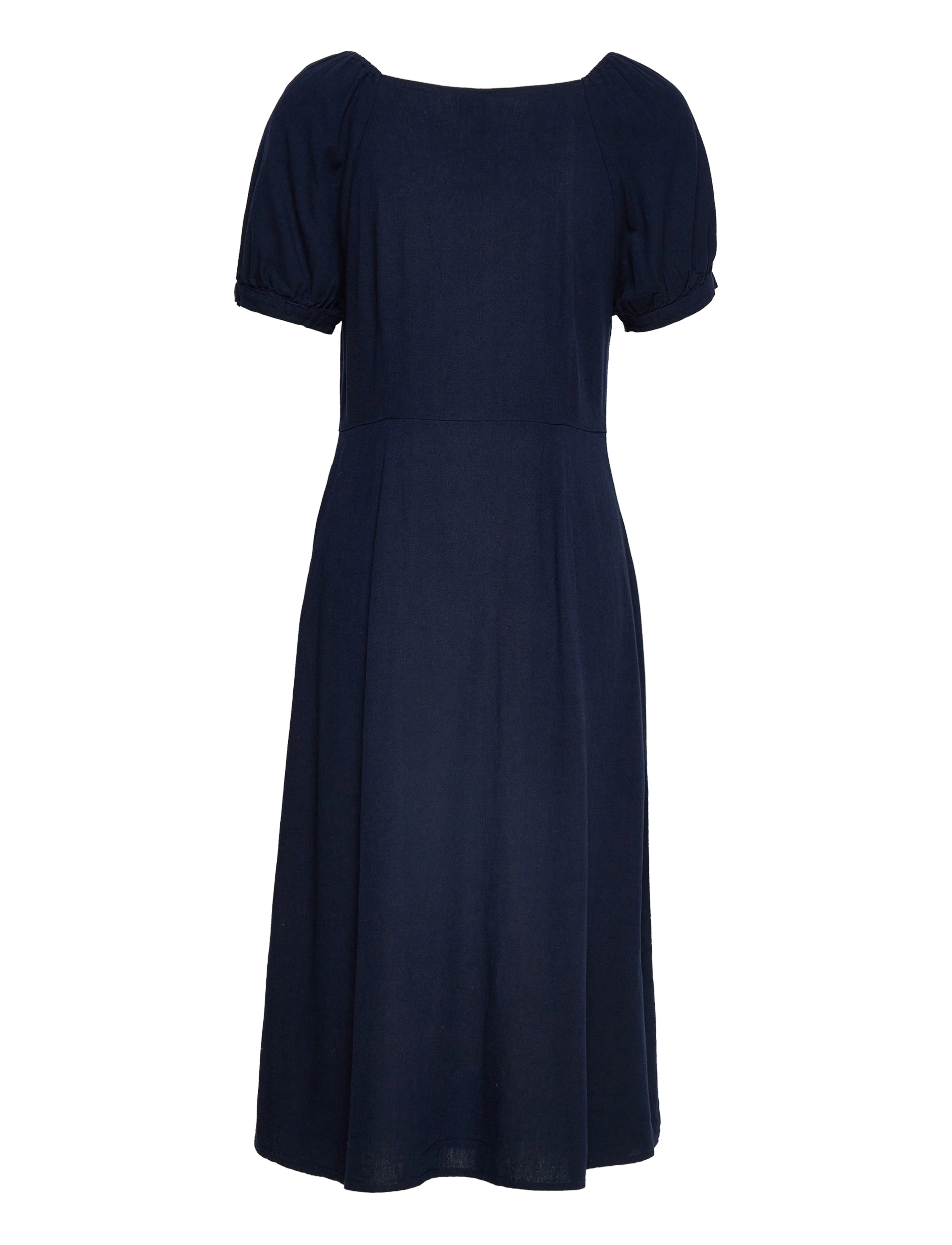 Vero Moda - VMJESMILO S/S CALF SHIRT DRESS WVN GA - navy blazer - 1