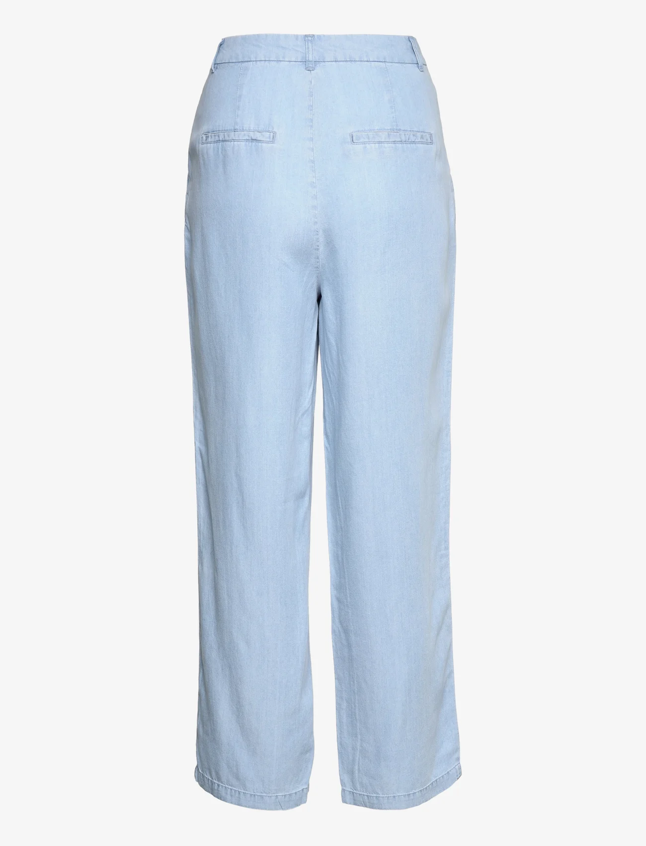 Vero Moda - VMLILIANA HR STR CROPPED PANT GA - straight jeans - light blue denim - 1