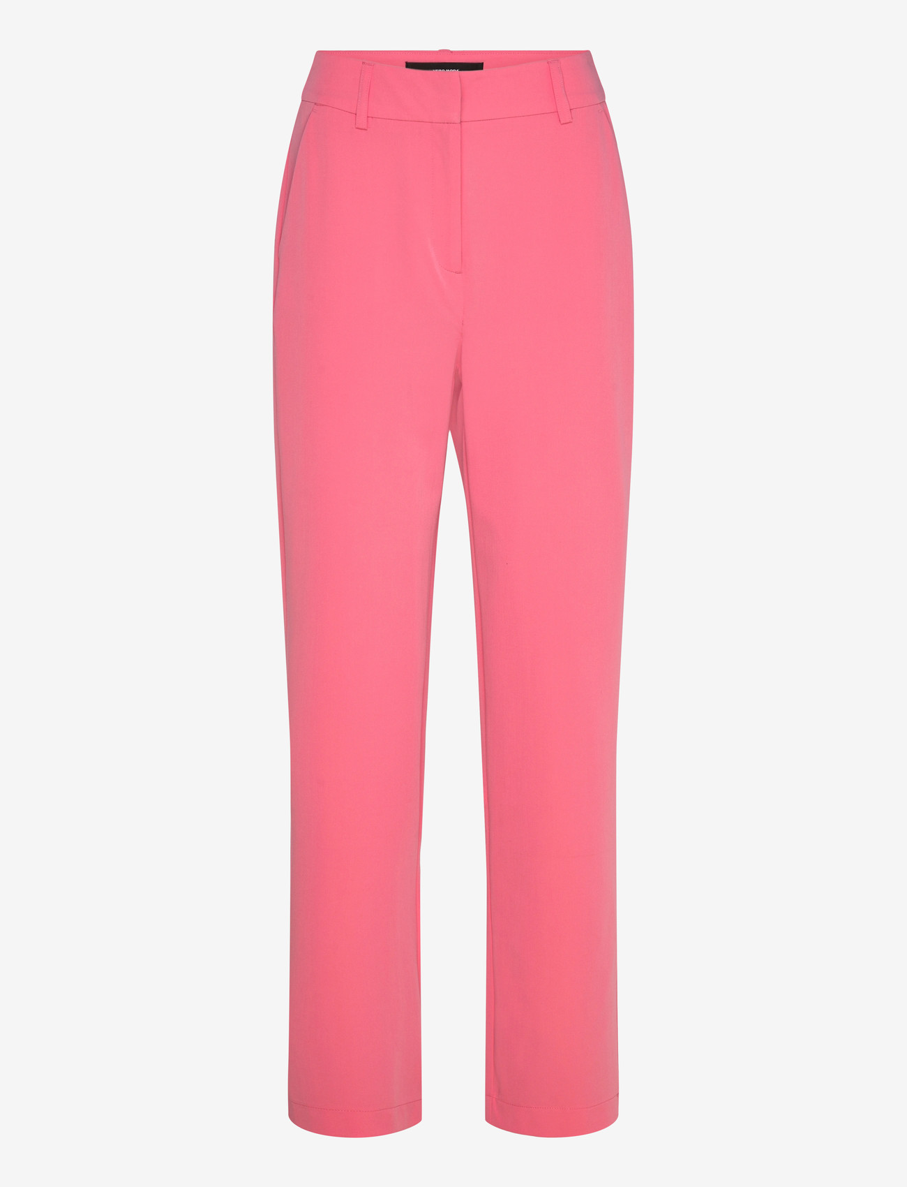 Vero Moda - VMZELDA HW STRAIGHT PANT BOO - sirge säärega püksid - coral paradise - 0
