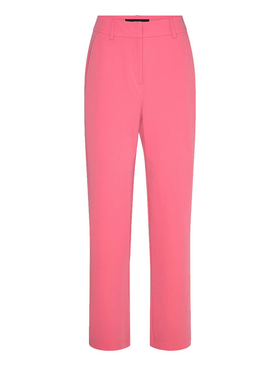 Vero Moda - VMZELDA HR STRAIGHT PANT NOOS - tiesaus kirpimo kelnės - coral paradise - 1