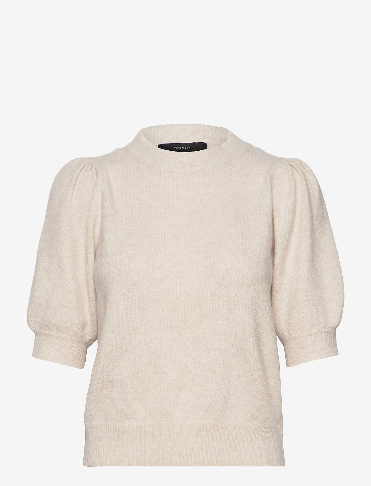 Vero Moda - VMDOFFY SS O-NECK PUFF BLOUSE GA - birch - 0