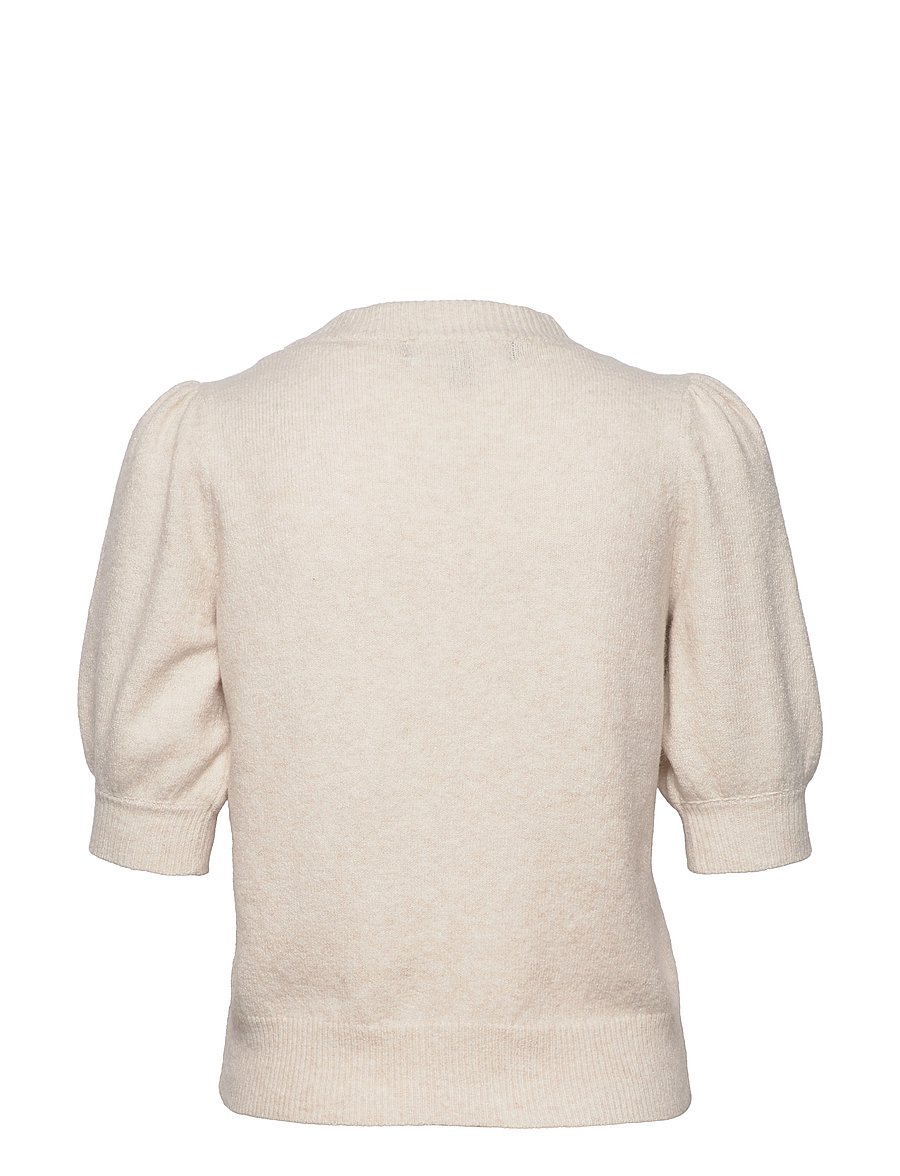 Vero Moda - VMDOFFY SS O-NECK PUFF BLOUSE GA - birch - 1
