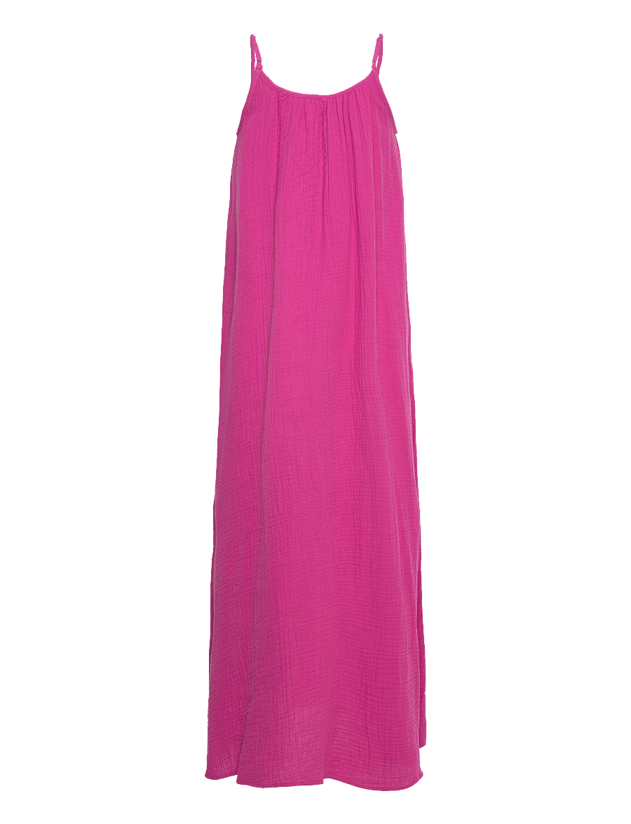 Vero Moda - VMNATALI SINGLET ANKLE DRESS WVN - very berry - 1