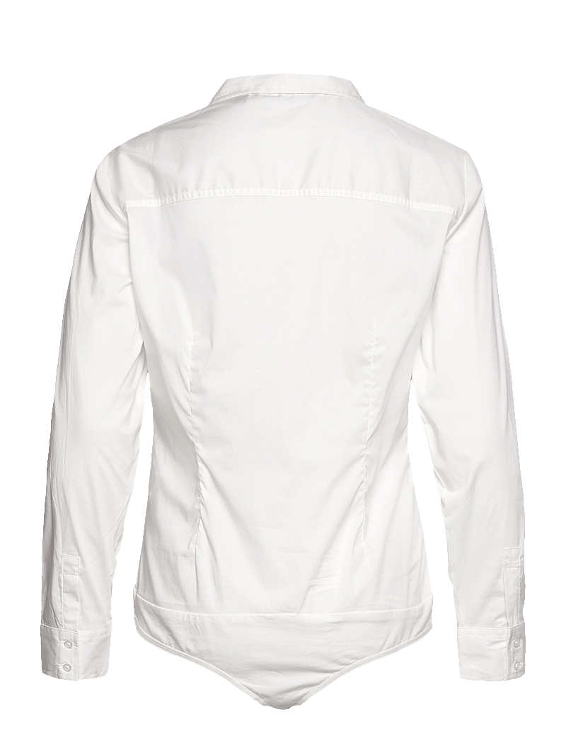 Vero Moda - VMLADY L/S G-STRING SHIRT WVN NEW NOOS - bodies - snow white - 2