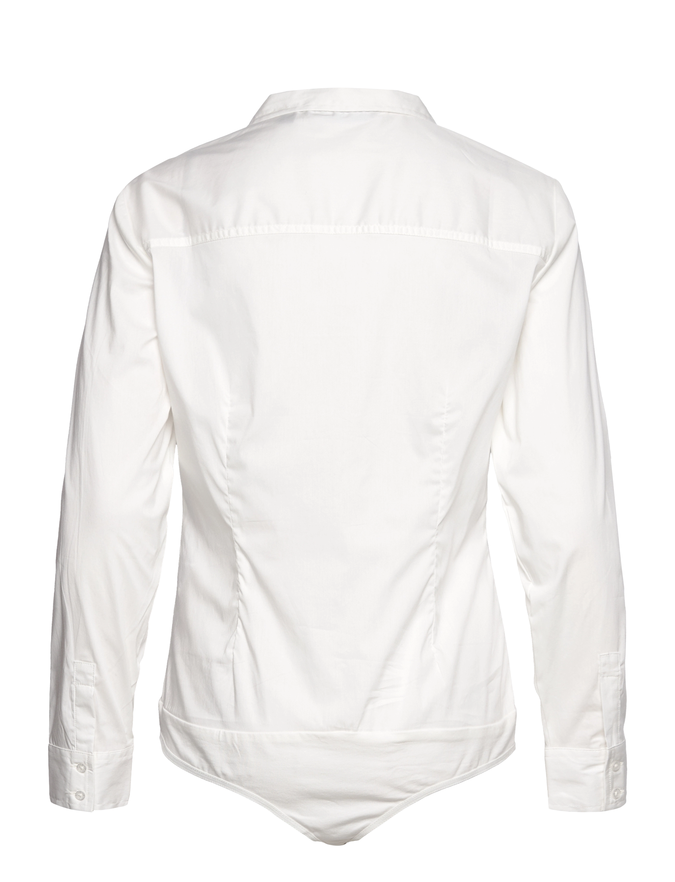 Vero Moda - VMLADY L/S G-STRING SHIRT WVN NEW NOOS - bodid - snow white - 2