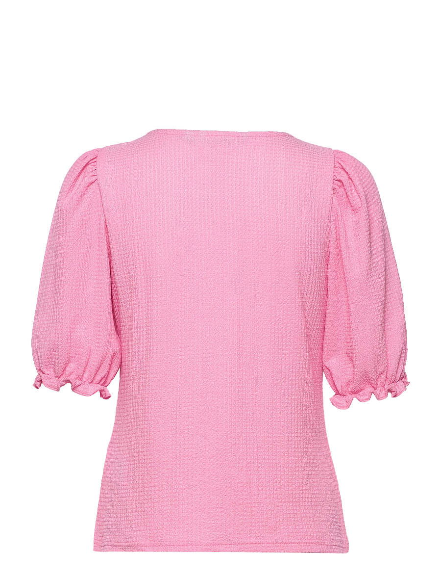 Vero Moda - VMPAM SS TOP JRS - prism pink - 1