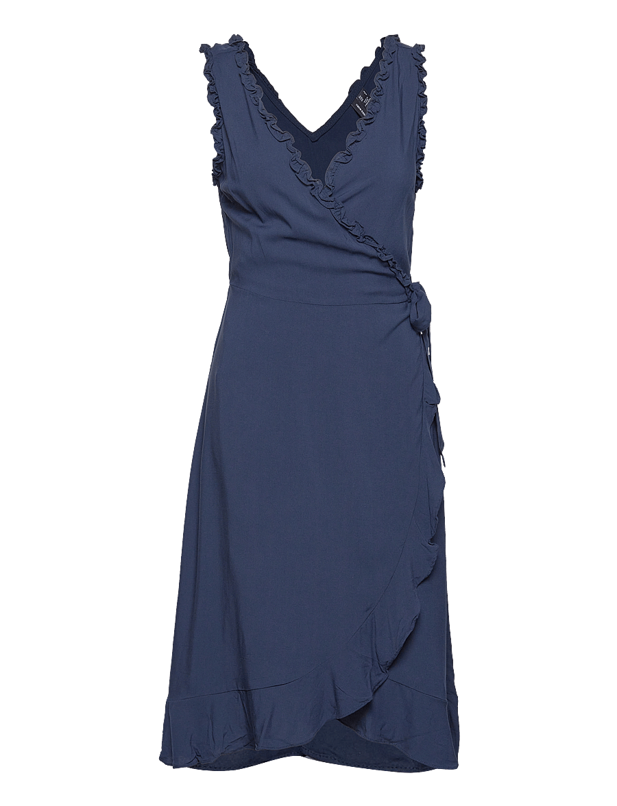 Vero Moda - VMTIPI SL CALF DRESS WVN - navy blazer - 0