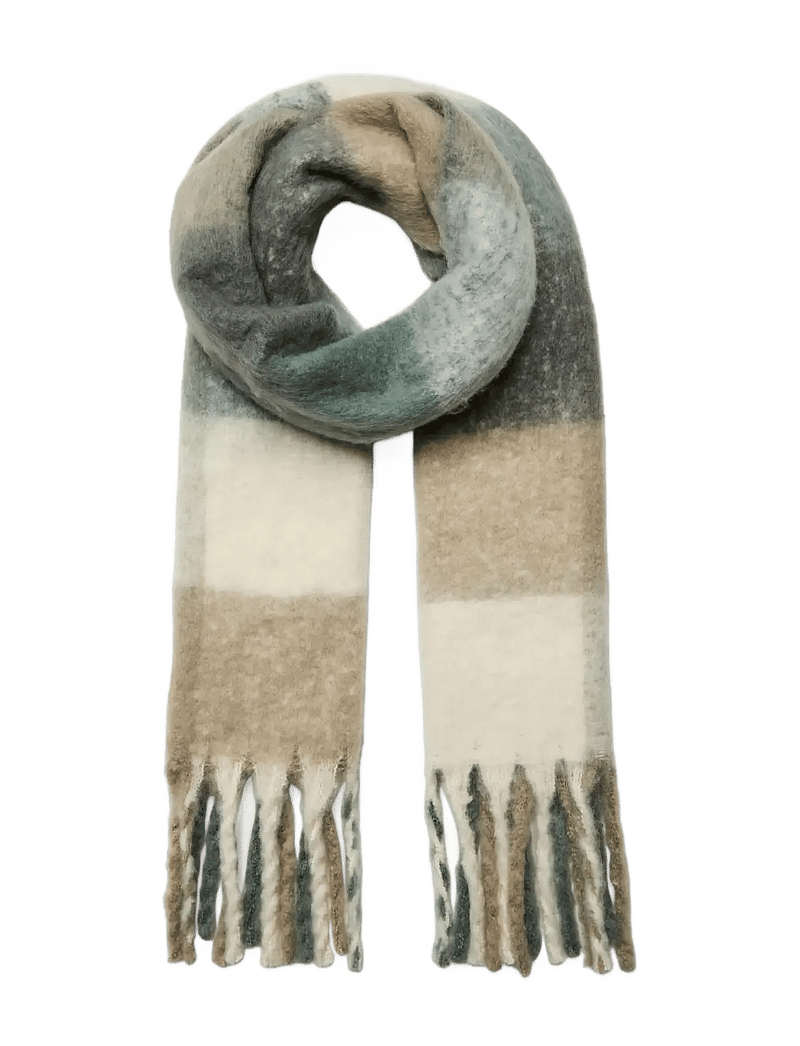 Vero Moda - VMIVY LEAGUE SCARF NOOS - halstørklæder - balsam green - 1