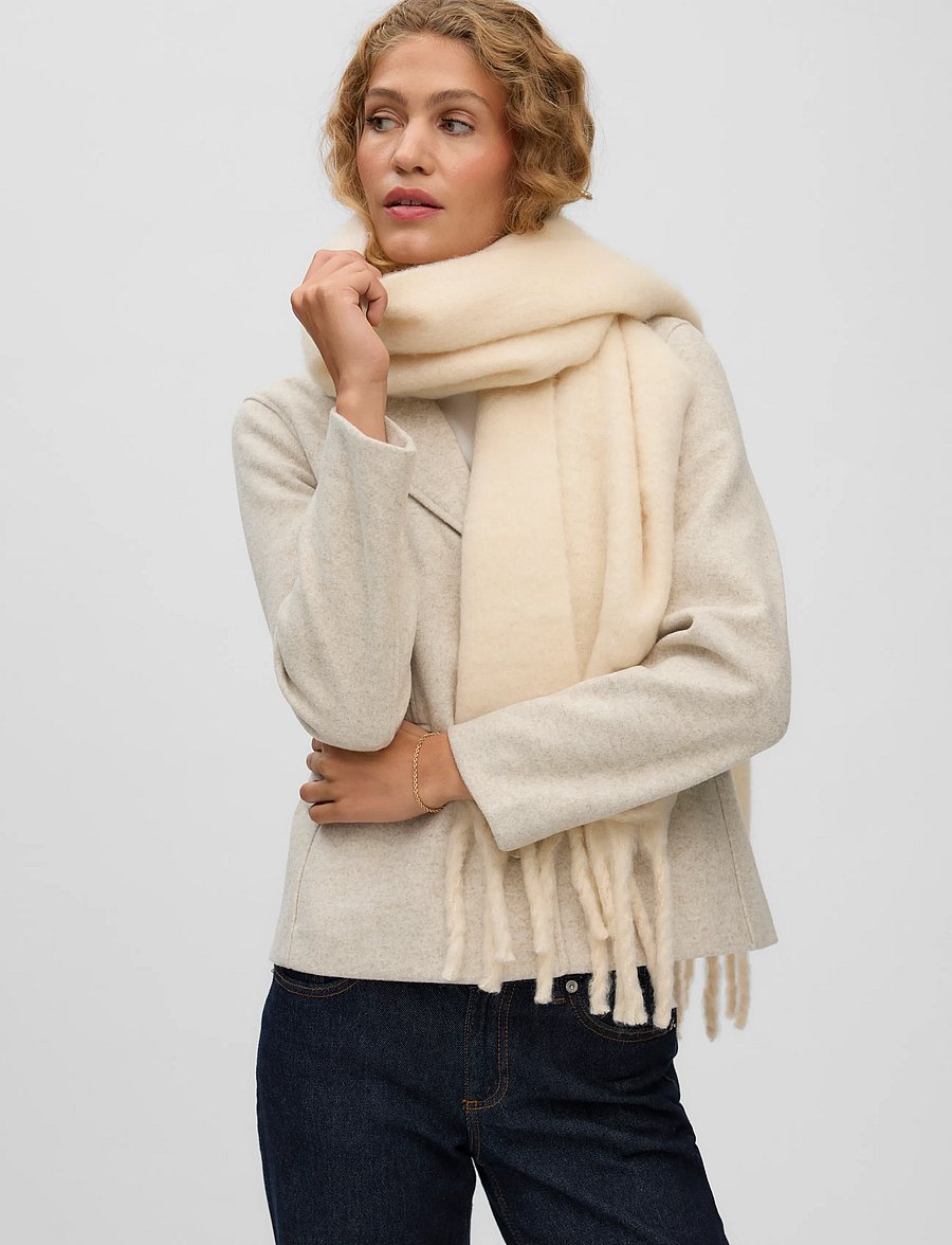 Vero Moda - VMIVY LEAGUE SCARF NOOS - halsdukar - birch - 0