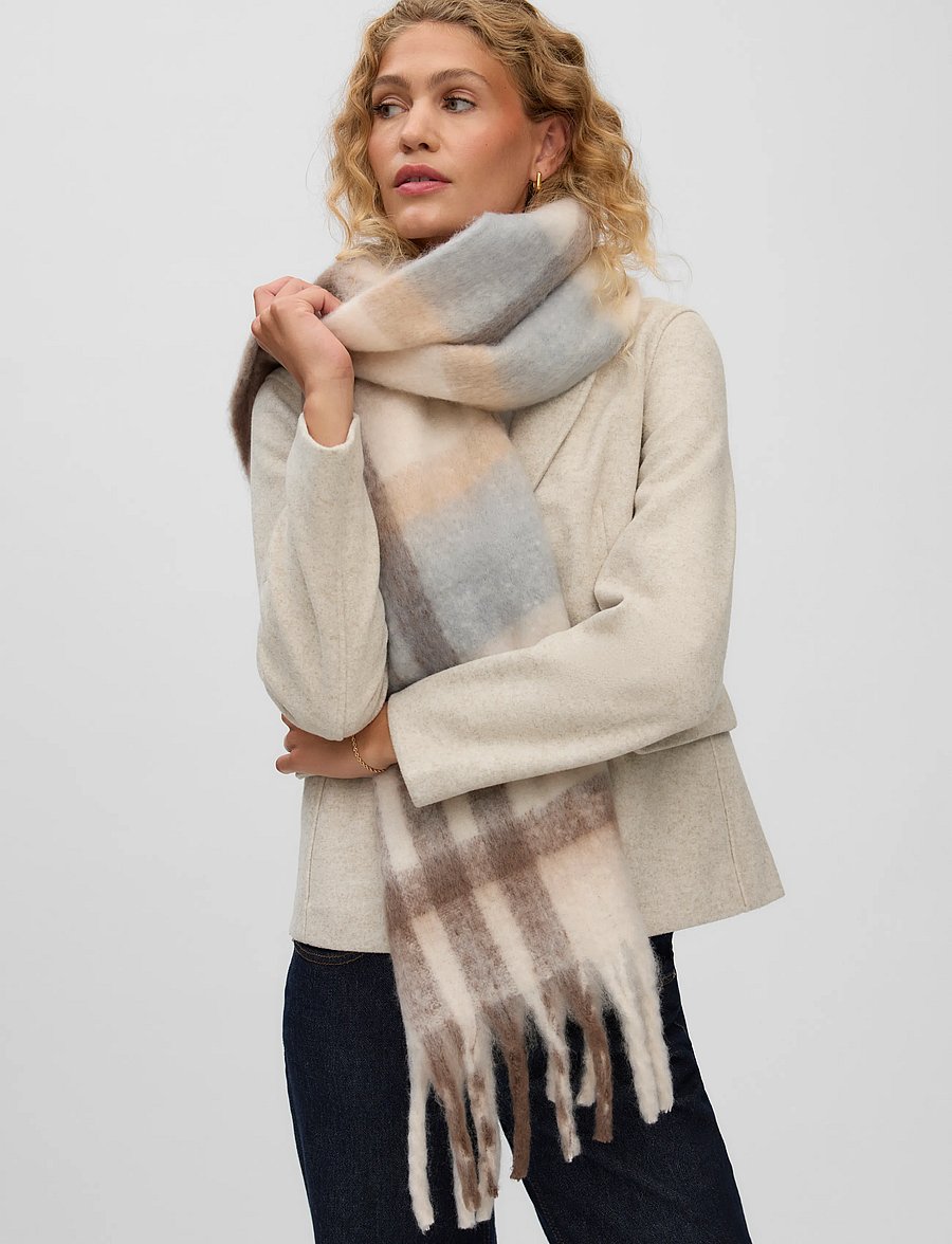 Vero Moda - VMIVY LEAGUE SCARF NOOS - halsdukar - birch - 0