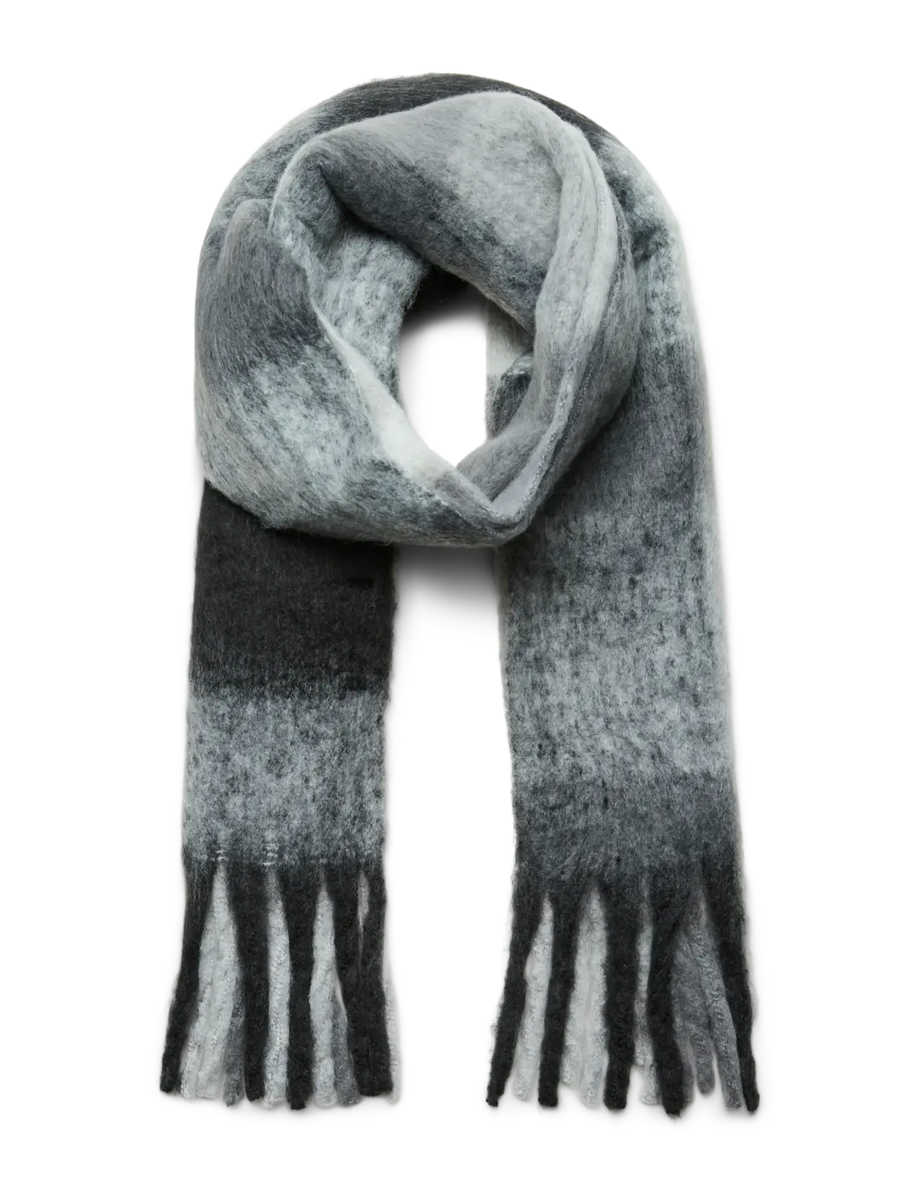 Vero Moda VMIVY LEAGUE SCARF NOOS - Accessoires - GREY PINSTRIPE / grey