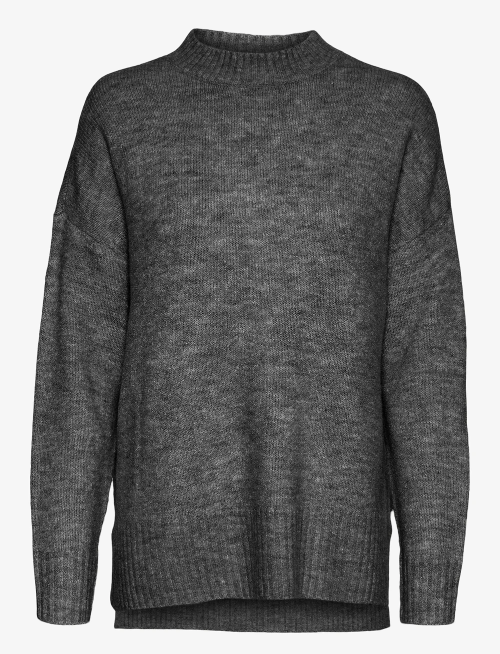 Vero Moda - VMLEFILE OVERSIZE BOXY BLOUSE NOOS - pullover - medium grey melange - 1