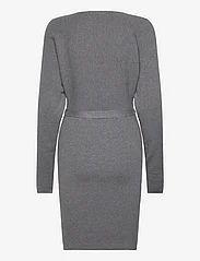 Vero Moda - VMHOLLYREM LS V-NECK DRESS GA NOOS - alhaisimmat hinnat - medium grey melange - 1
