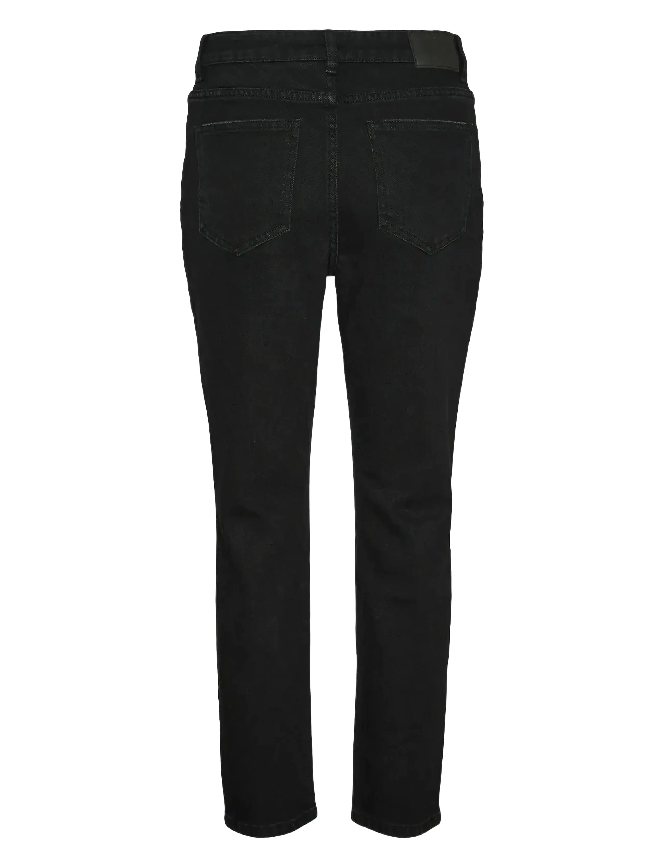 Vero Moda - VMBRENDA HR STR ANKLE DESTROY J GU152 - laveste priser - black denim - 1