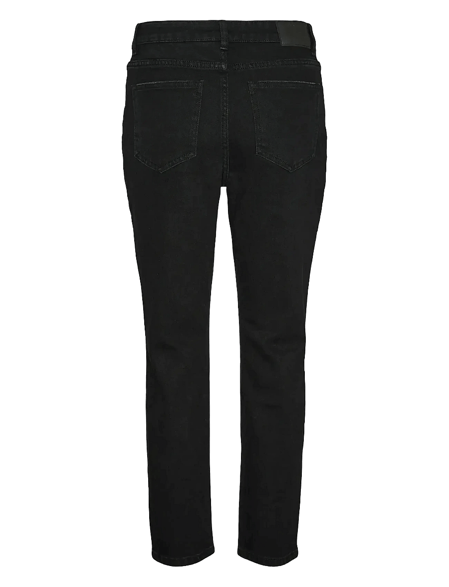 Vero Moda - VMBRENDA HR STR ANKLE DESTROY J GU152 - mažiausios kainos - black denim - 1