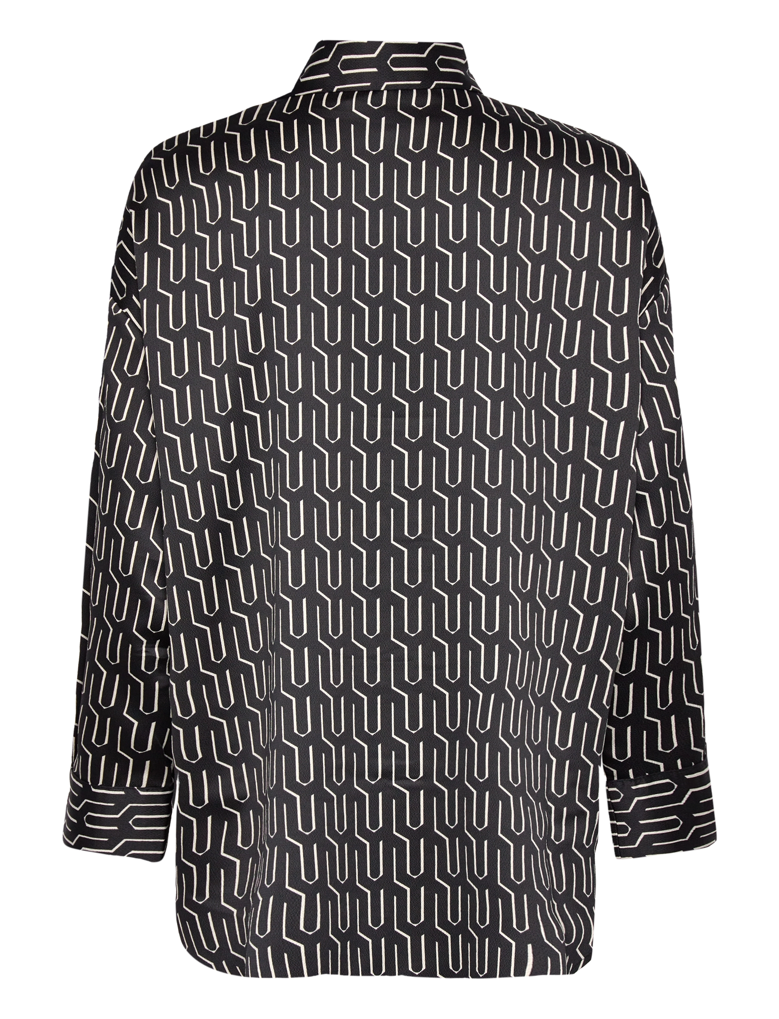 Vero Moda - VMDAISY DAS LS OVERSIZE SHIRT WVN - pikkade varrukatega särgid - black - 1