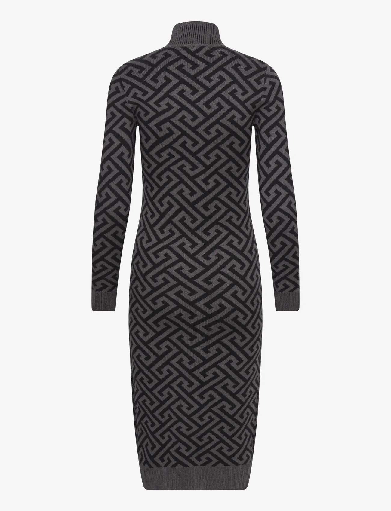 Vero Moda - VMARIA LS HIGH-NECK CALF DRESS - sukienki dopasowane - black - 1