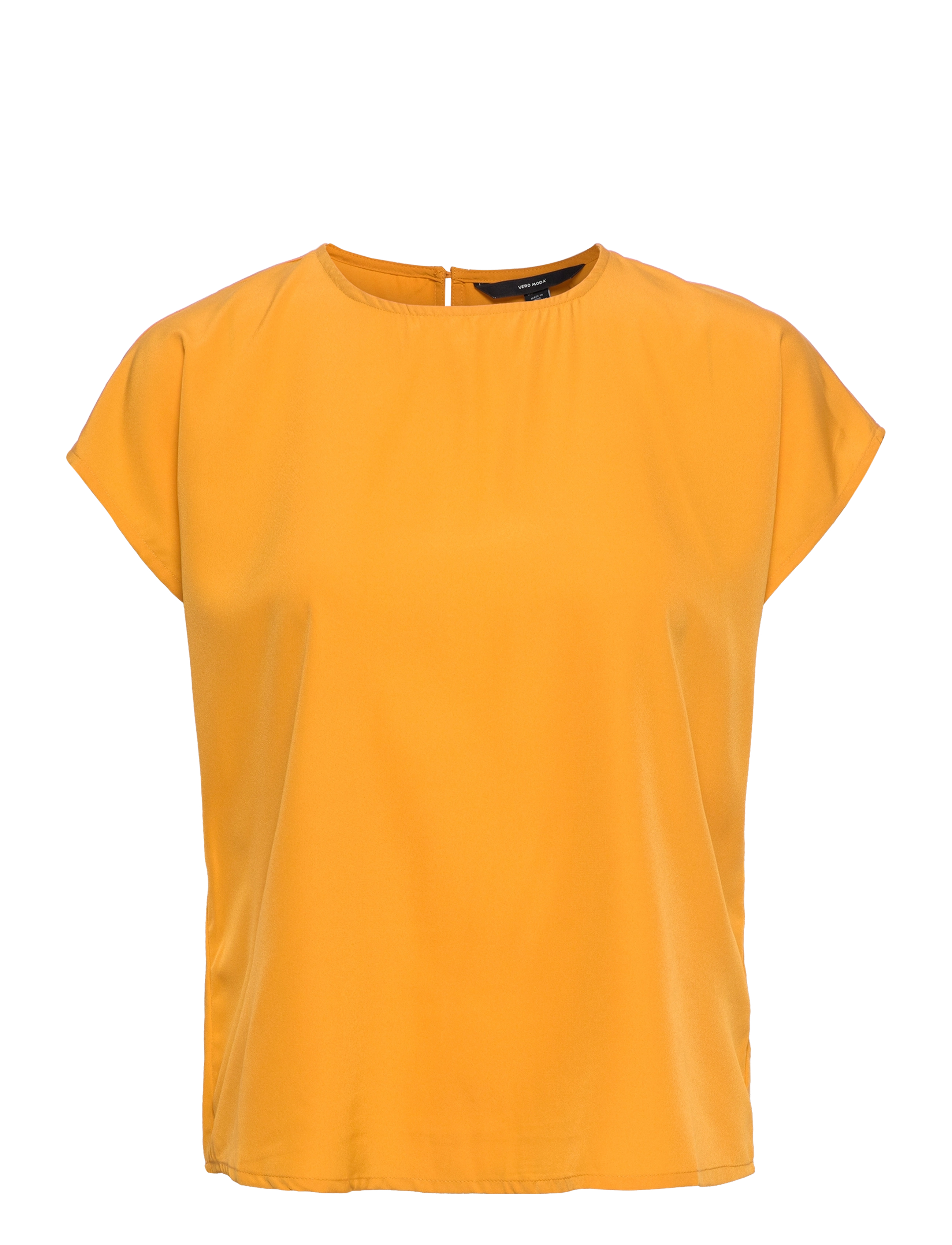Vero Moda VMFIONA SS WIDE TOP WVN LT - Riided - GOLDEN YELLOW / orange