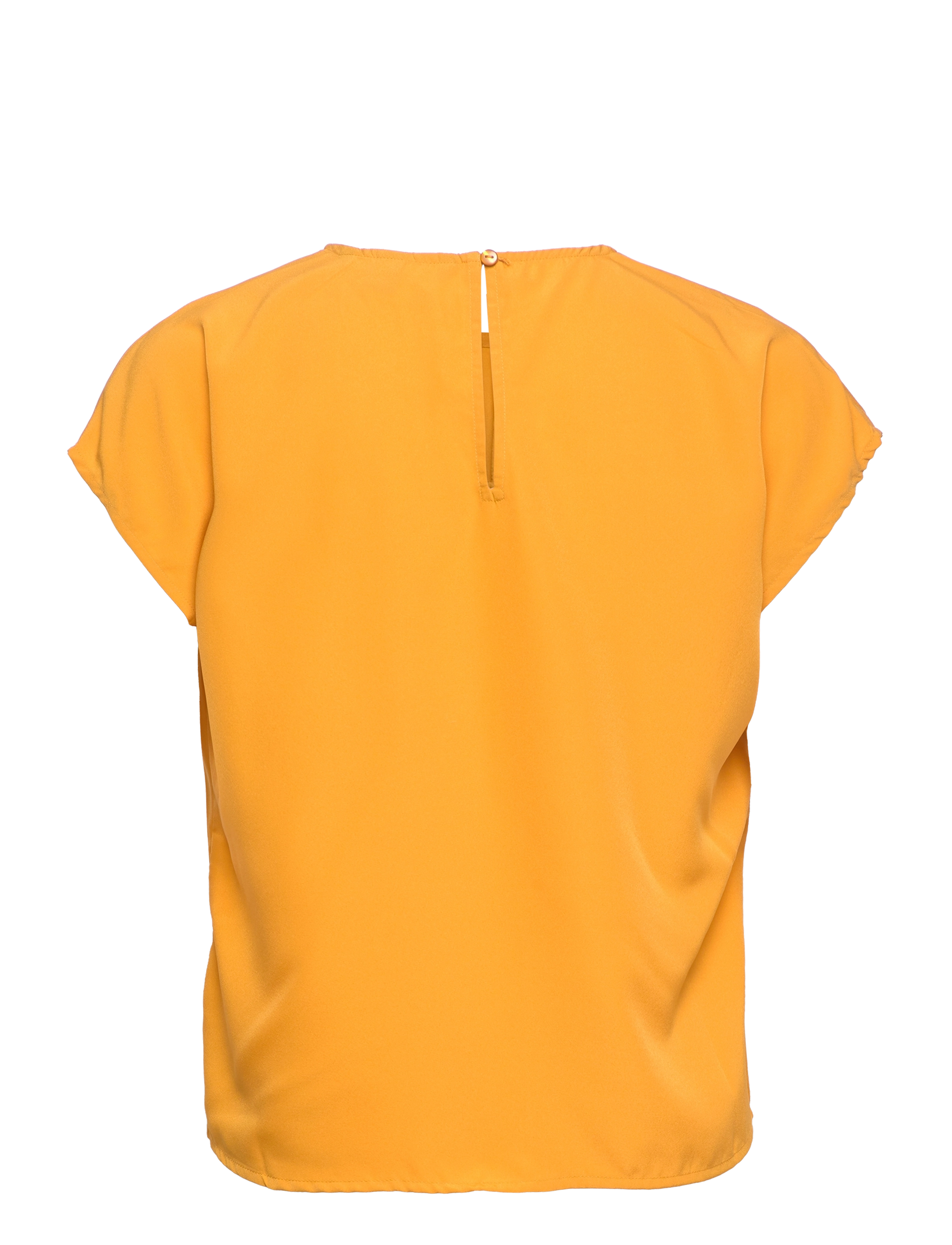 Vero Moda - VMFIONA SS WIDE TOP WVN LT - kortærmede bluser - golden yellow - 1