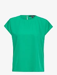 Vero Moda - VMFIONA SS WIDE TOP WVN LT - blouses korte mouwen - pepper green - 0