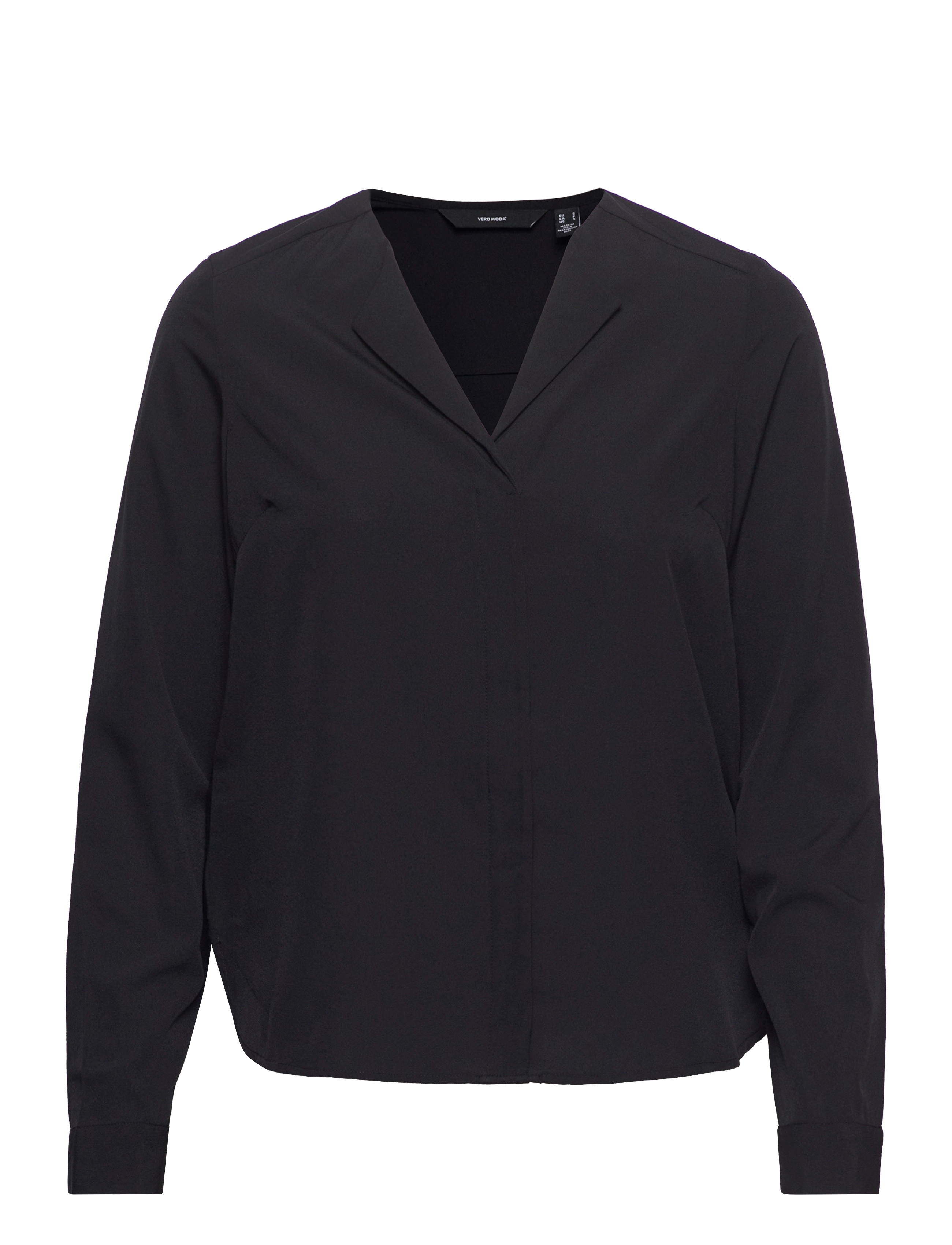VERO MODA Vmfiona Ls Oberteil Wvn Lt Schwarz - XS - Damen