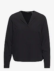 Vero Moda - VMFIONA LS TOP WVN LT - blouses met lange mouwen - black - 0