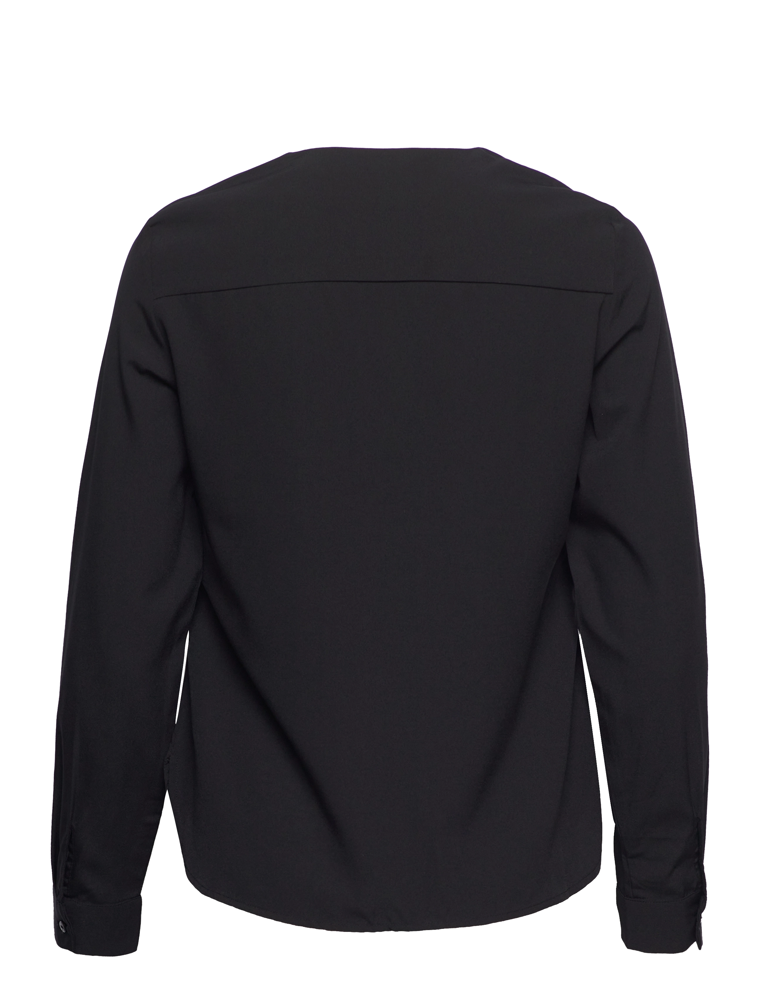 Vero Moda - VMFIONA LS TOP WVN LT - langärmlige blusen - black - 1
