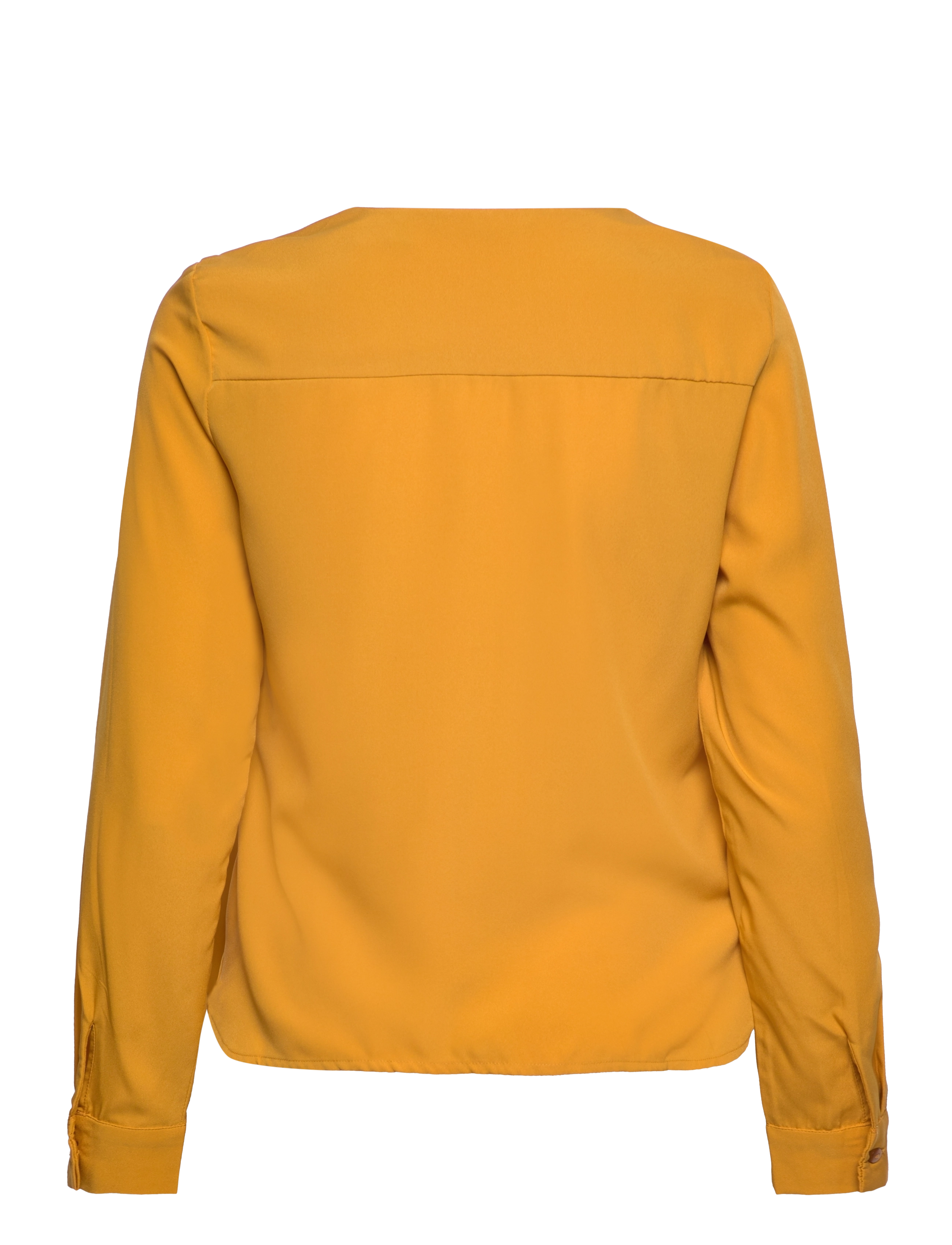 Vero Moda - VMFIONA LS TOP WVN LT - langærmede bluser - golden yellow - 1