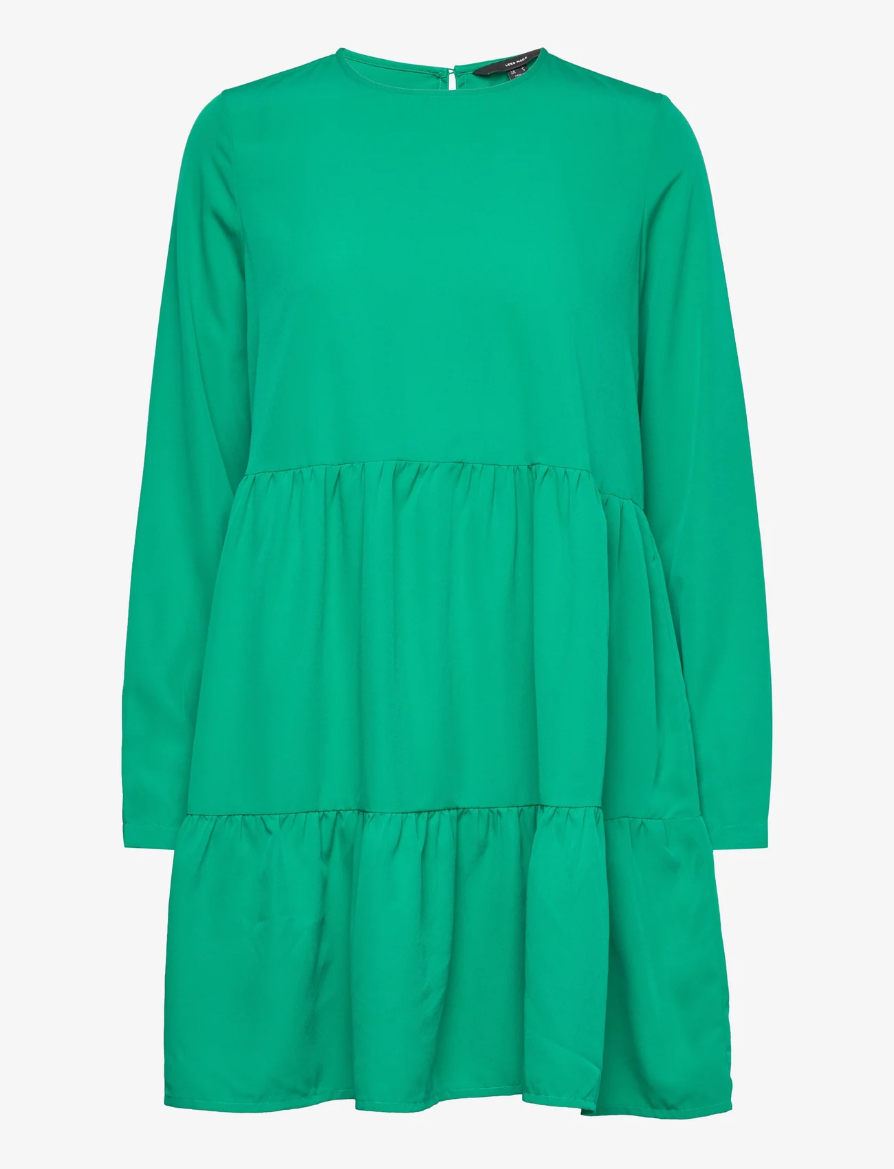 Vero Moda - VMFIONA LS SHORT DRESS WVN LT - short dresses - pepper green - 0