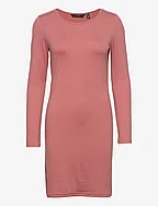 VMLINET LS SHORT DRESS JRS LT - OLD ROSE