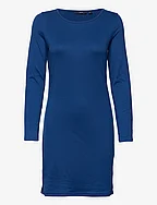 VMLINET LS SHORT DRESS JRS LT - SODALITE BLUE