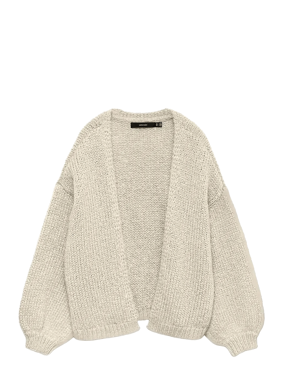 Vero Moda - VMMAYBE LS OPEN CARDIGAN NOOS - strickjacken - birch - 1