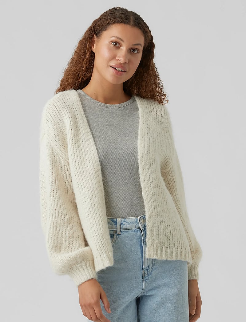 Vero Moda - VMMAYBE LS OPEN CARDIGAN NOOS - gilets - birch - 0