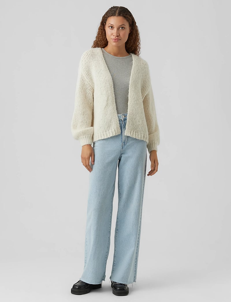 Vero Moda - VMMAYBE LS OPEN CARDIGAN NOOS - gilets - birch - 3