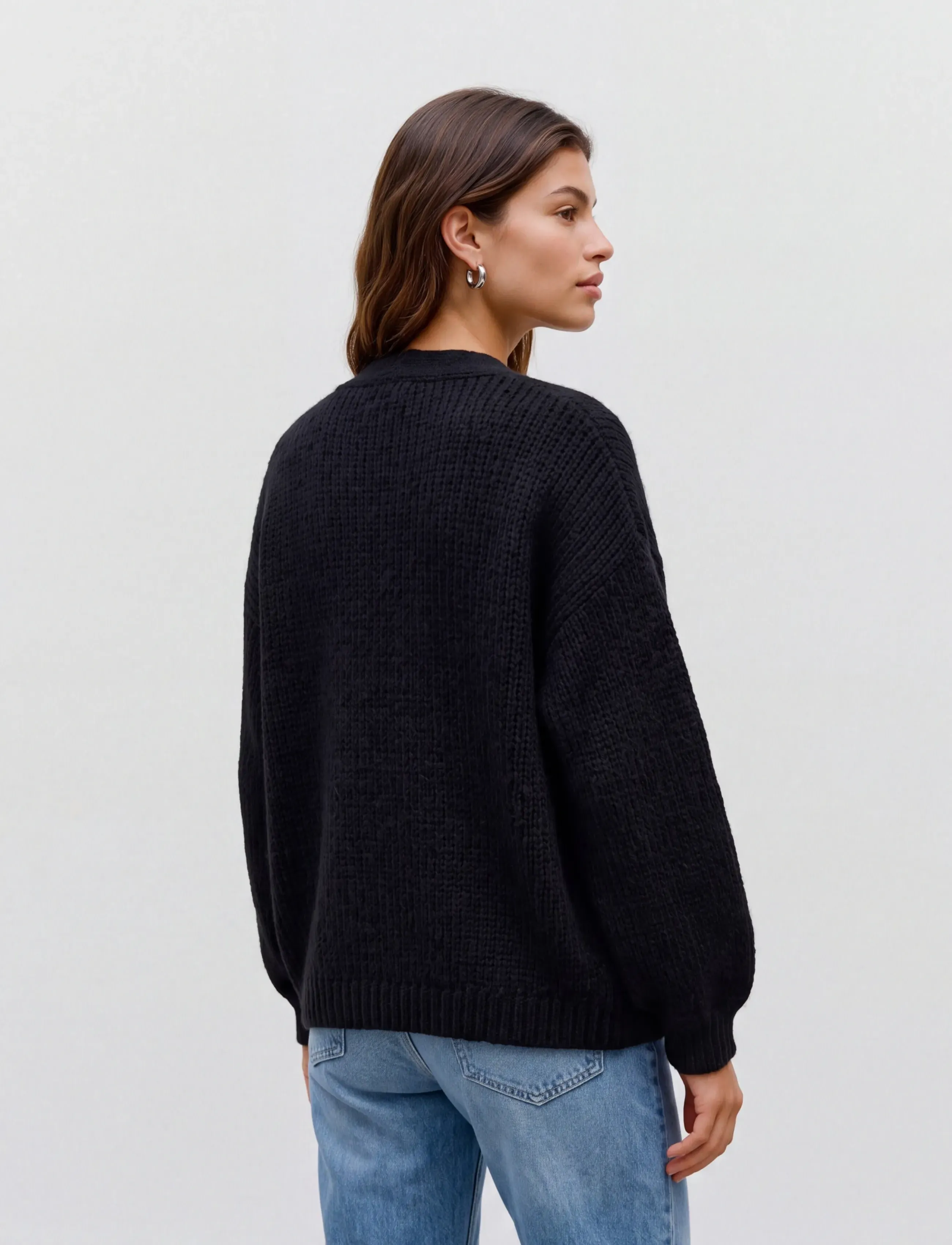Vero Moda - VMMAYBE LS OPEN CARDIGAN NOOS - efterårstøj - black - 2