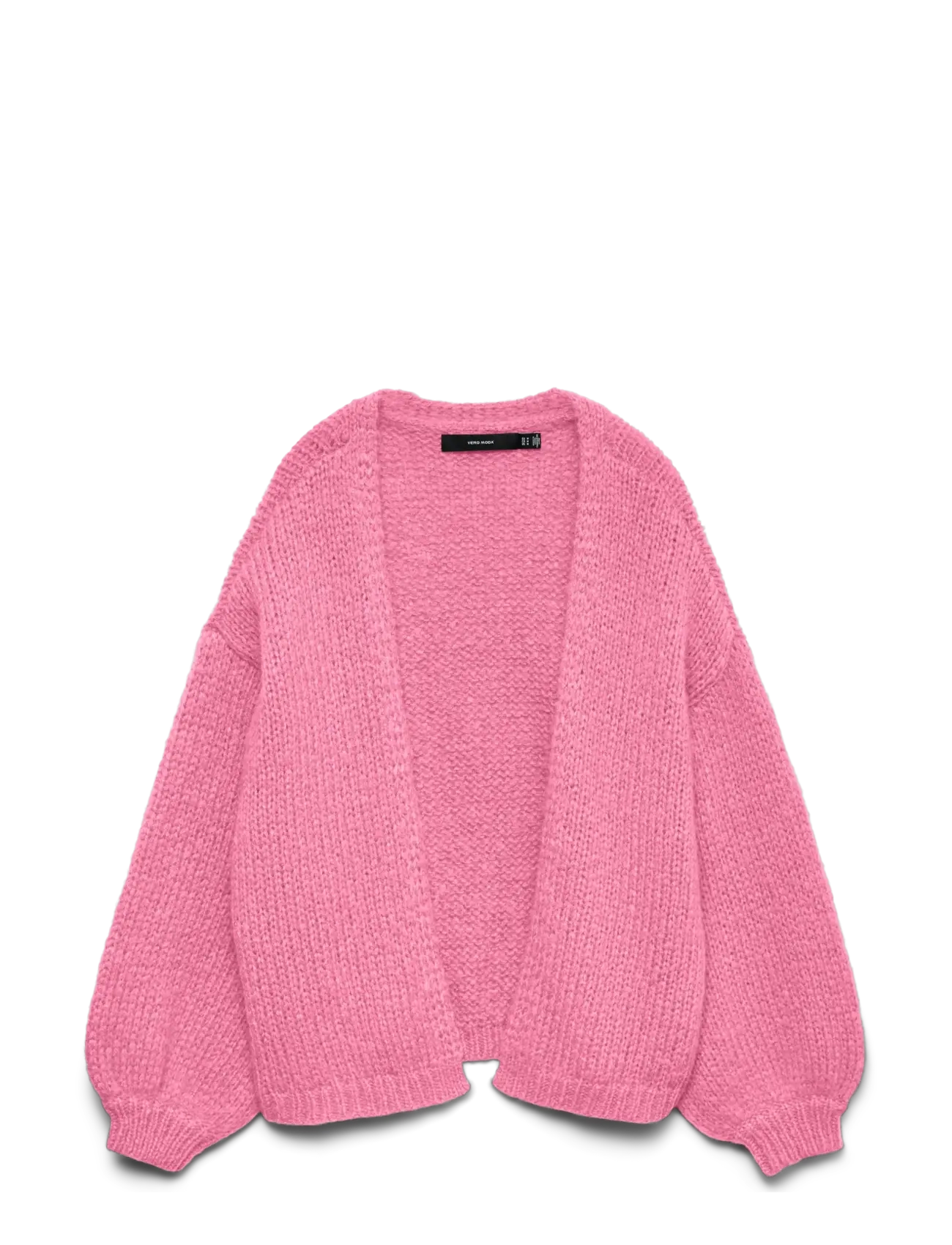 VMMAYBE LS OPEN CARDIGAN NOOS - PINK COSMOS