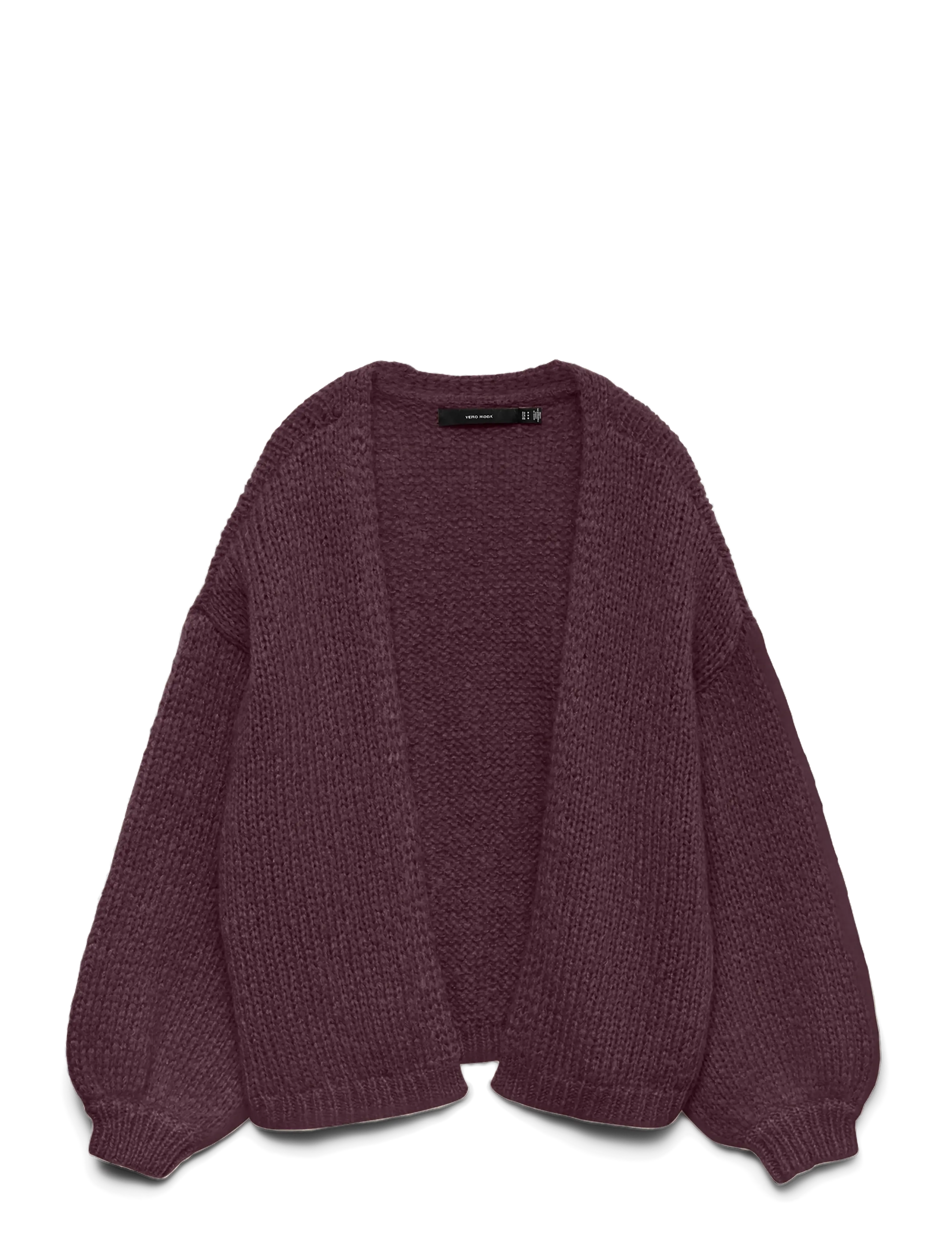 Vero Moda VMMAYBE LS OPEN CARDIGAN NOOS - Modetrends - WINETASTING / burgundy