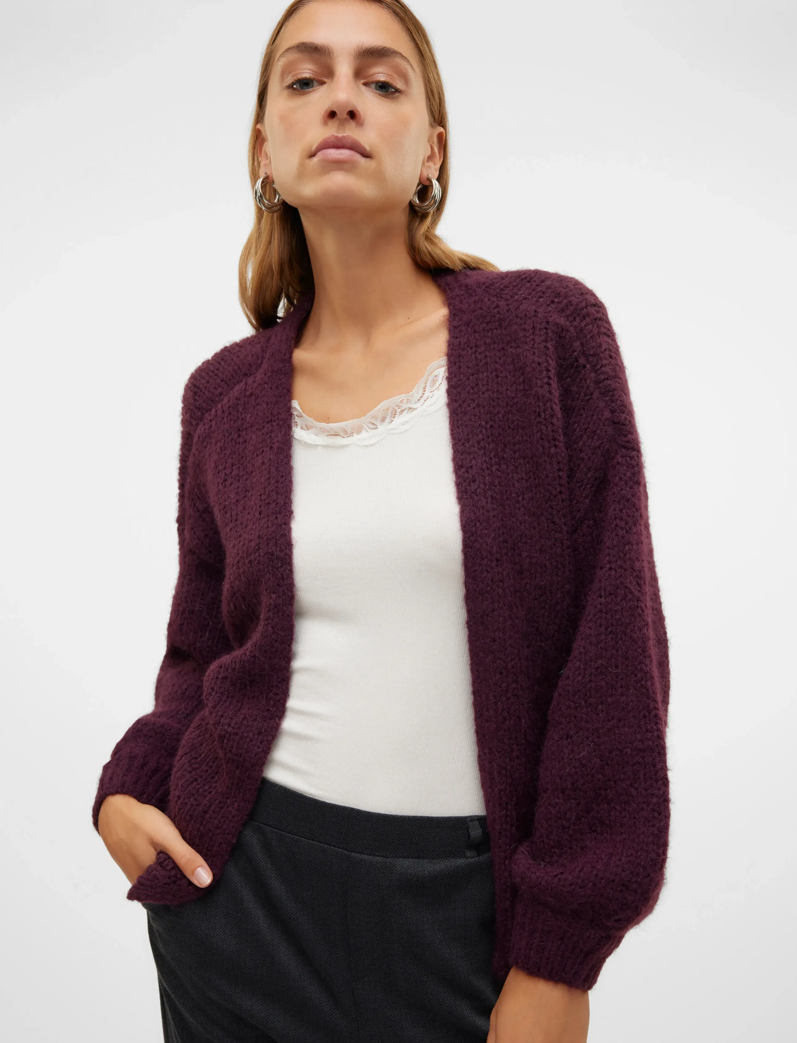 Vmmaybe Ls Open Cardigan Noos 4