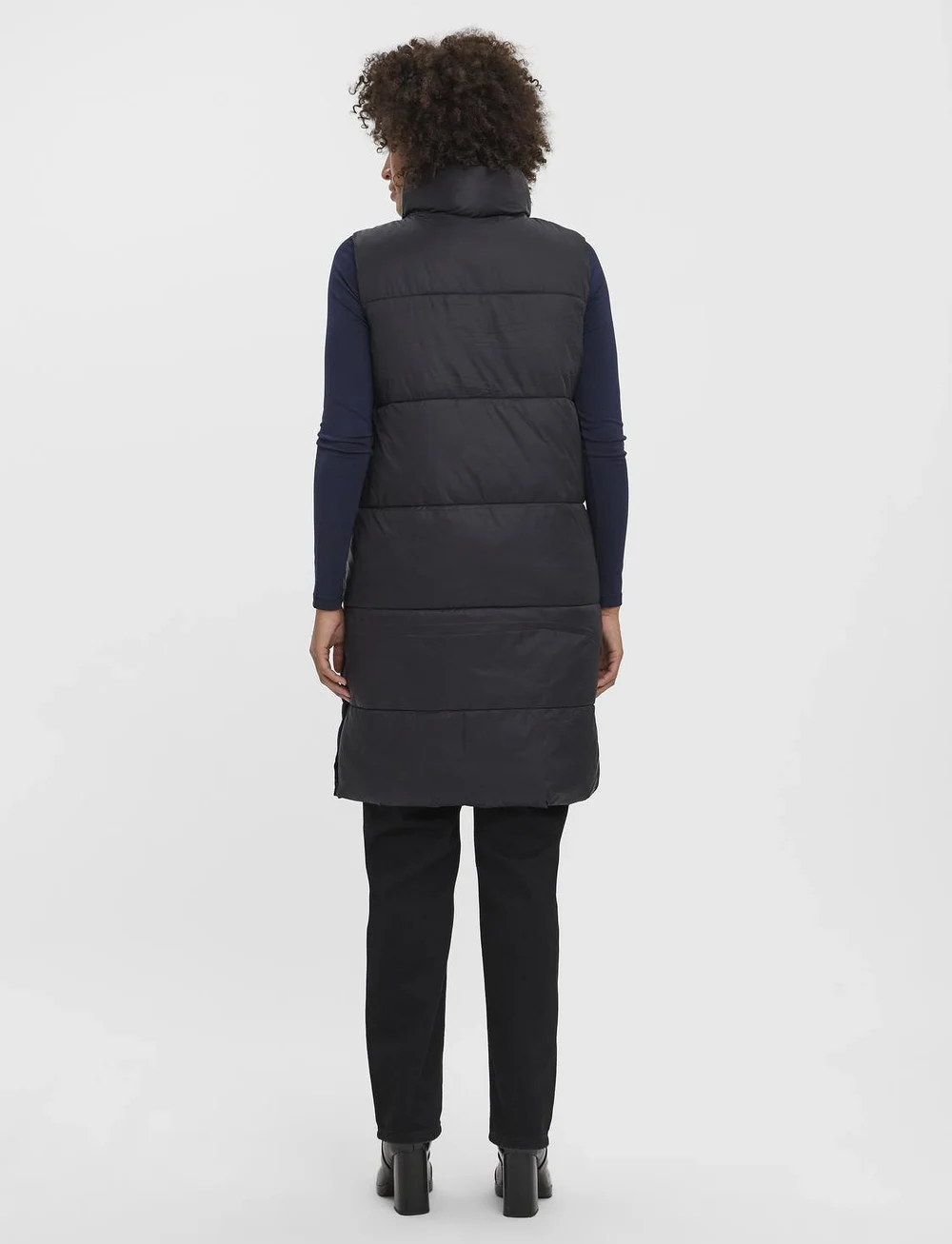 Vero Moda - VMUPPSALA 3-4 WAISTCOAT - sügisjakid - black - 3