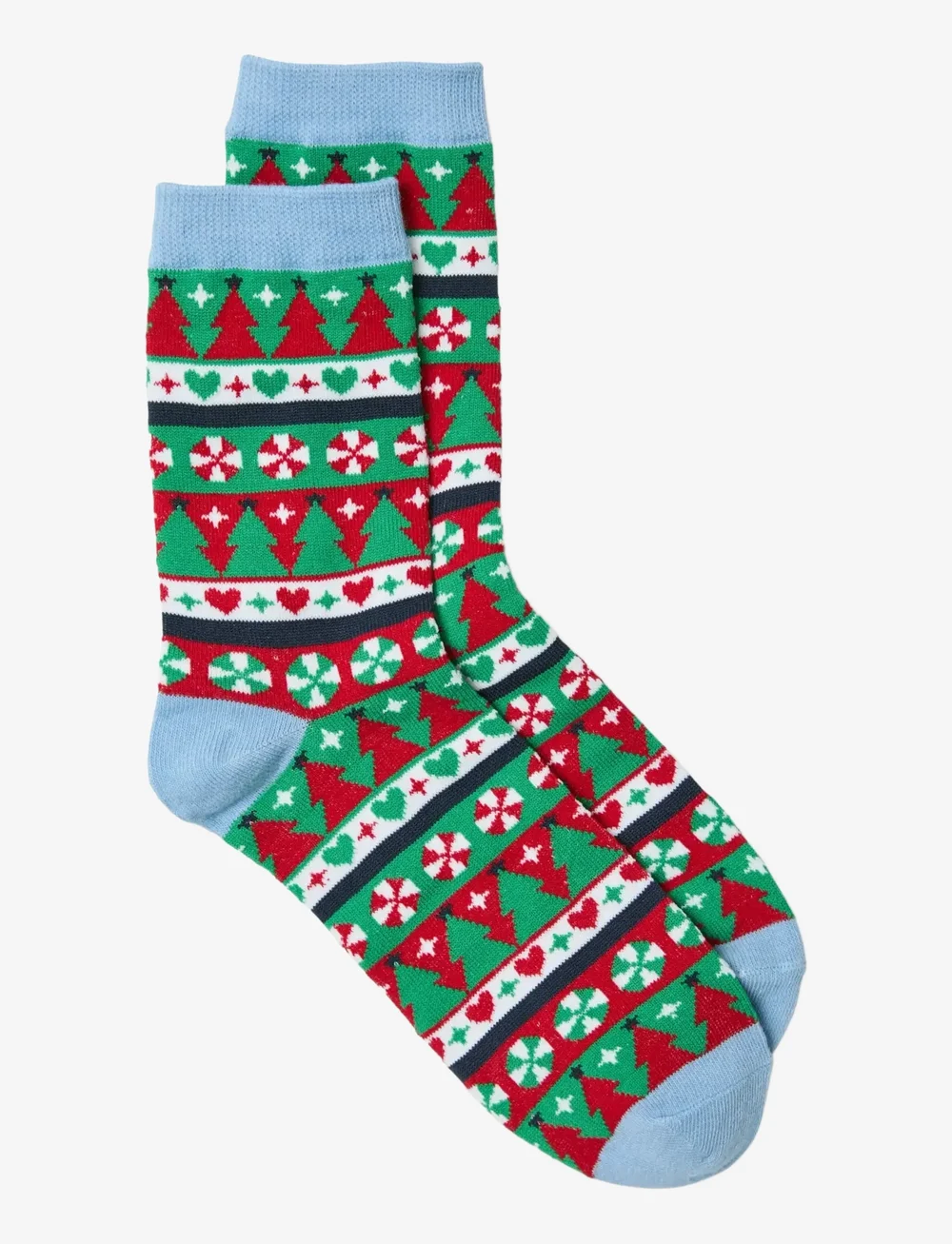 Vero Moda - VMELF SOCKS XMAS - almindelige strømper - glacier lake - 0