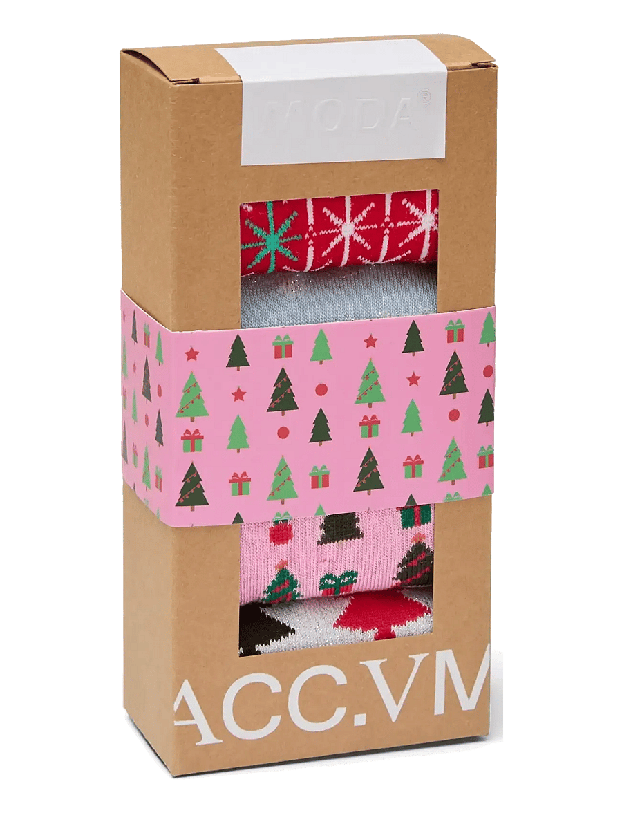 Vero Moda - VMELF SOCKS GIFTBOX XMAS - normale socken - chinese red - 0