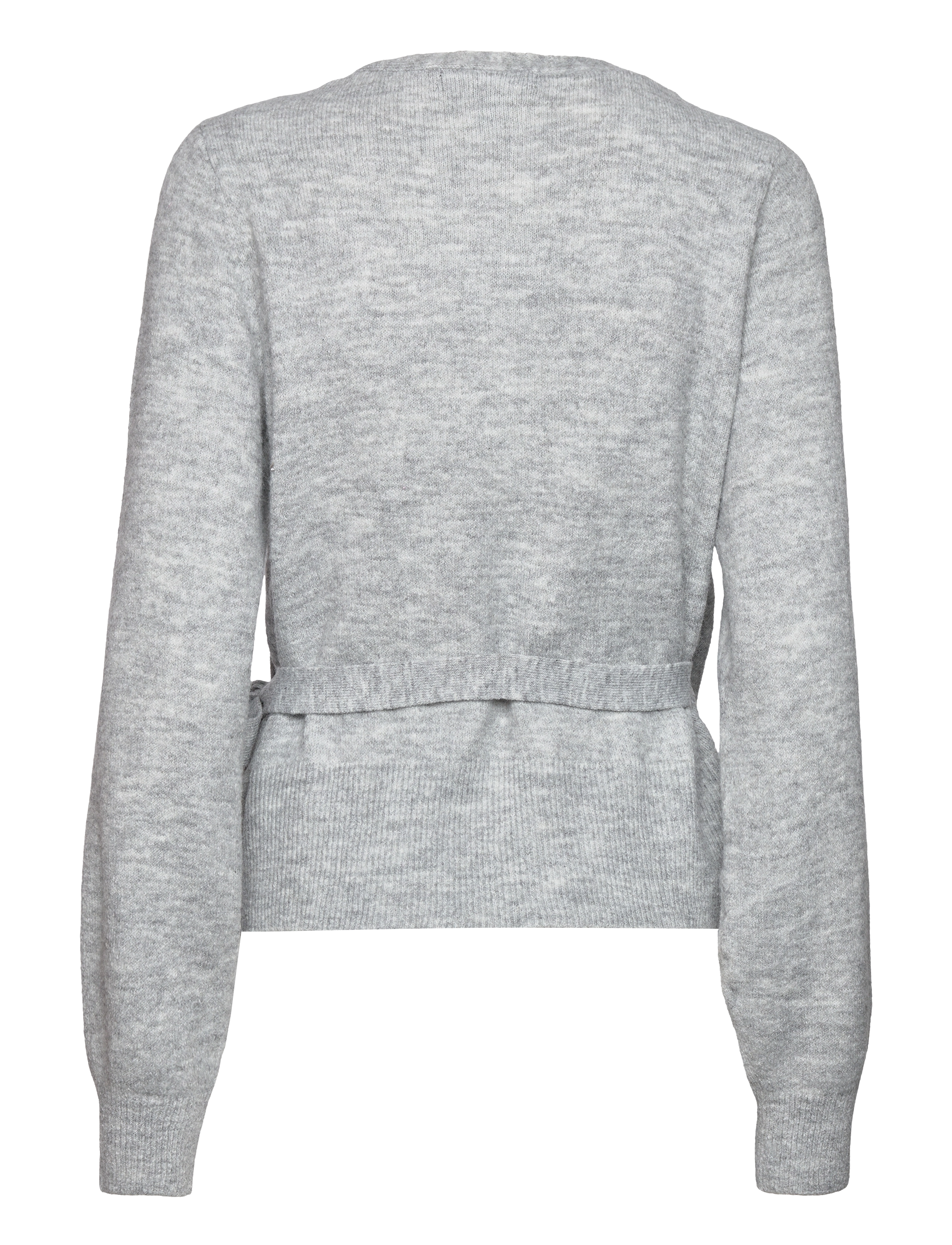 Vero Moda - VMSIMONE LS WRAP CARDIGAN GA - light grey melange - 1